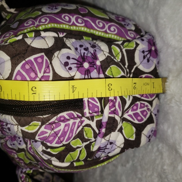 Vera Bradley Plum Petals Purse - Picture 16 of 16